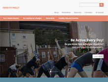 Tablet Screenshot of foodfitphilly.org